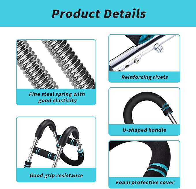 Twister Arm Trainer, Adjustable Chest Workout Equipment Arm Trainer for Men Forearm Exerciser Ab Twister Arm Blaster Portable Home Gym