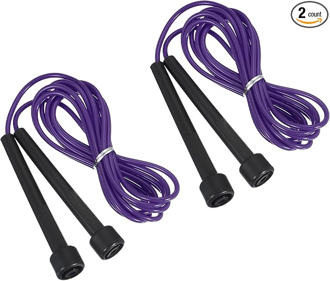 PATIKIL Jump Rope PVC, Adjustable Speed Skipping Rope Tangle-Free Exercise Equipment for Workout Women Men Outdoor Training Home Fitness