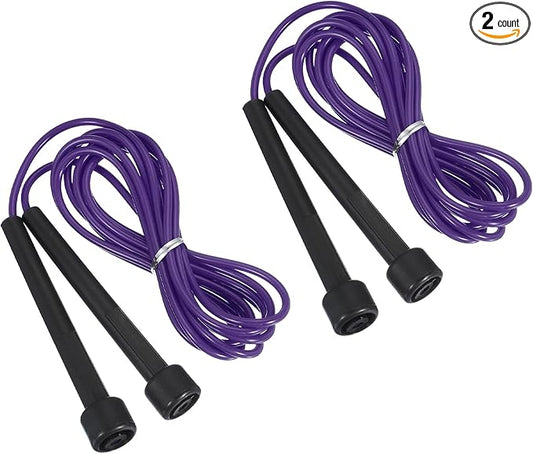 PATIKIL Jump Rope PVC, Adjustable Speed Skipping Rope Tangle-Free Exercise Equipment for Workout Women Men Outdoor Training Home Fitness