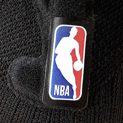 Bauerfeind Sports Knee Support NBA - Officially Licensed Basketball Knee Brace - Relief and Stabilization - Targeted Compression - Lightweight & Durable - Black, Large