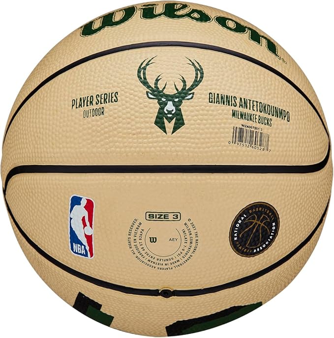 WILSON NBA Player Icon Basketballs - Size 3 and Size 7