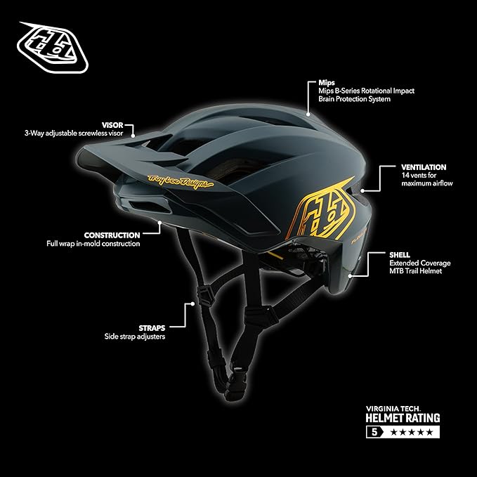 Troy Lee Designs FLOWLINE Helmet MIPS for Mountain Bicycle MTB
