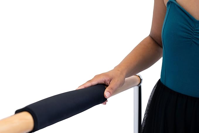 LeStage Ballet Barre - Portable Freestanding Adjustable Training Barre - Pro Series with Foam Protector and Elastic Stretching Strap