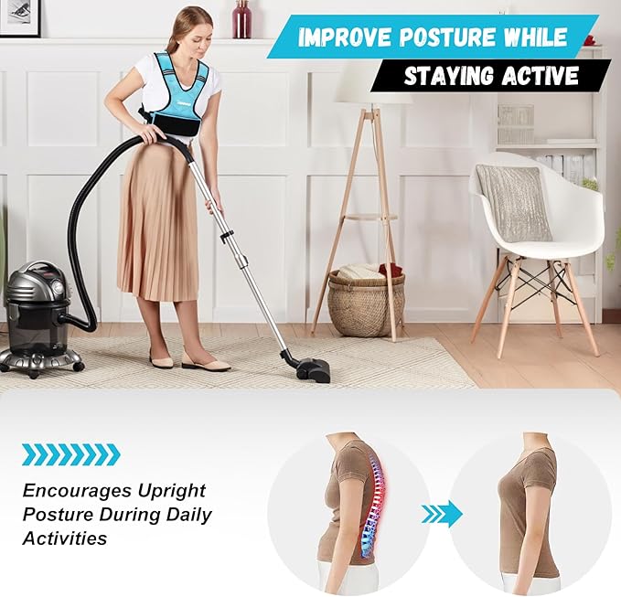 Adjustable Weighted Vest for Women Men, 6-15 Lbs Rucking Vest with LED Light Strips, Weight Vest with 6 Ironsand Weights, and Zipper Pocket for Strength Training, Walking, Running