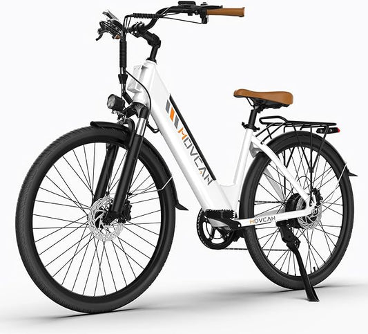 V80 Electric Bike, 1000W Motor 28MPH Ebike, 48V 13Ah Removeable Battery, 26'' City Cruiser Adult Electric Bicycles up to 70 Miles