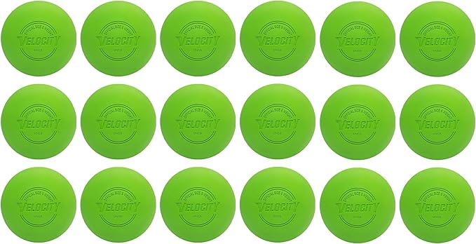 Velocity Lacrosse Balls - 1, 2, 3, 6, 12, 18, 24, 36, 60 and 120 Packs - for Practice, Official NFHS and College Approved Size