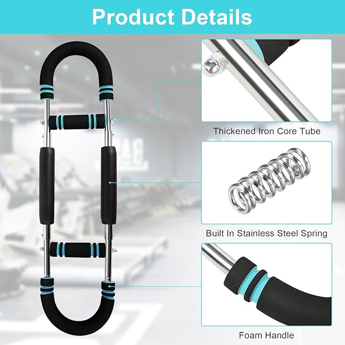 2025 Pro Twister Arm Trainer Adjustable Chest Workout Equipment Arm Trainer for Men and Women Shaker Twister Arm Trainer Chest Clip Muscle Arm Workout at Home Equipment