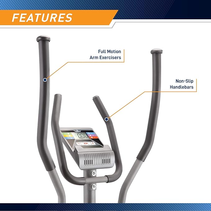 Marcy Magnetic Elliptical Trainer Cardio Workout Machine