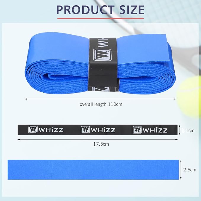 Jerify 24 Pieces Tennis Racket Grip Tape, Precut Badminton Racket Overgrips Tape with Velvety Comfort for Anti Slip and Absorbent Grip