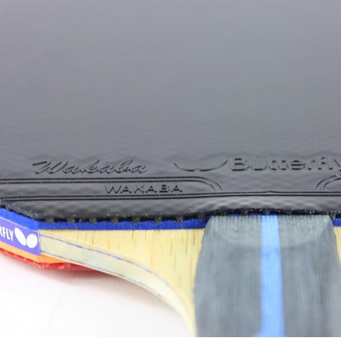 Ping Pong Paddle by Butterfly | 802 Ping Pong Paddle Set | Butterfly Ping Pong Paddle Case | Arylate Carbon Table Tennis Racket with Table Tennis Racket Case | Professional Table Tennis Racket Set
