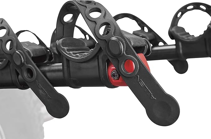 Allen Sports Premier Locking Quick Release 4-Bike Carrier for 2 Inch Hitch on Vehicles with Spare Tire, Model 400QR, Black