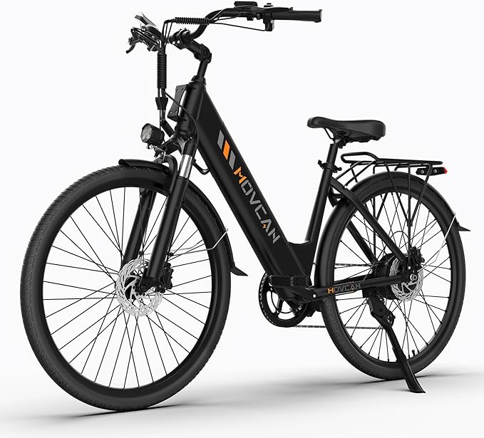V80 Electric Bike, 1000W Motor 28MPH Ebike, 48V 13Ah Removeable Battery, 26'' City Cruiser Adult Electric Bicycles up to 70 Miles