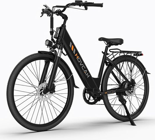 V80 Electric Bike, 1000W Motor 28MPH Ebike, 48V 13Ah Removeable Battery, 26'' City Cruiser Adult Electric Bicycles up to 70 Miles