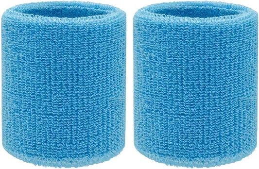 Sweatbands Sports Wristbands for Kids and Women - 3 inch Elastic Athletic Wrist Bands for Tennis, Basketball, Running, Working Out