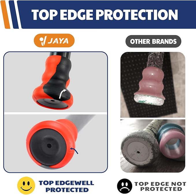 JAYA 2 Pack Bat Knob Taper, Exclusive Installation Lubricant, Easy Installation Bat Knob Taper, Increased Bottom Protection, Ergonomic Design, for Enhanced Grip and Protection