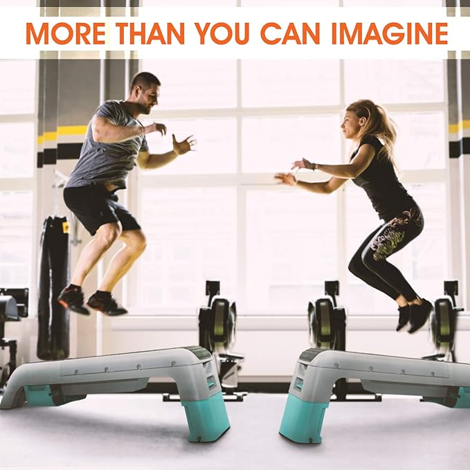 Yes4All Multifunctional Aerobic Deck - Versatile Fitness Station, Weight Bench, Aerobic Stepper, Plyometrics Box for Cardio Workouts and Strength Training