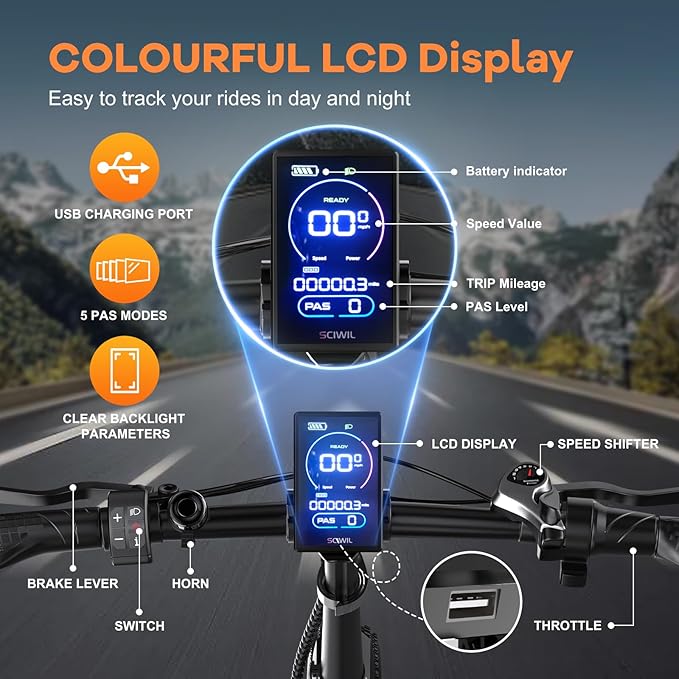 Foldable Electric Bike for Adults, 30+MPH, 48V 20Ah Removable Battery up to 80Miles, 20" Fat Tire Peak 1000W Motor Dirt Ebike Adult Electric Bicycle for City Commute Beach Mountain Adventurous E Bike