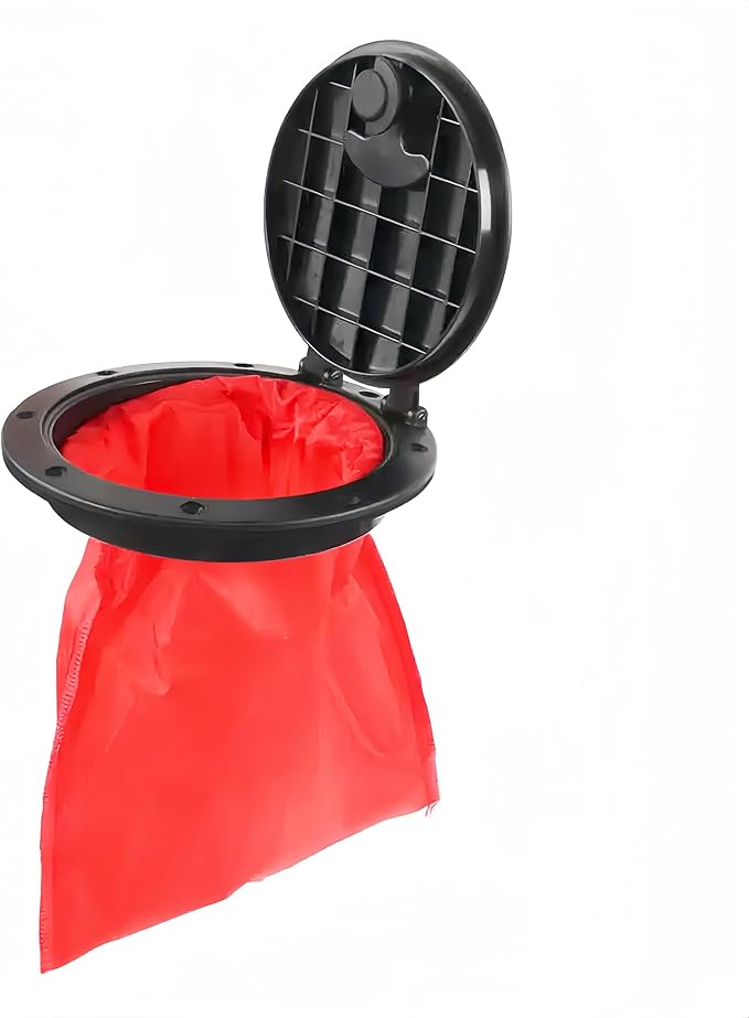 6/8/9 Inch Round Hatch Cover Deck Plate ABS Accessories Hatch Cover with Red Waterproof Bag for Kayak Boat Fishing Rigging