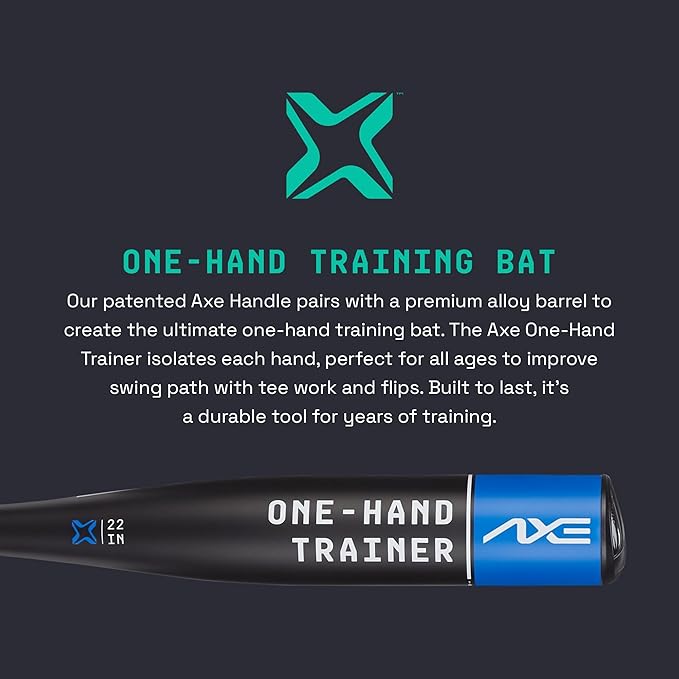Axe Bat One-Hand Training Bat | Master Your Swing with Precision - Perfect for One-Handed Hitting Drills and Developing Swing Path