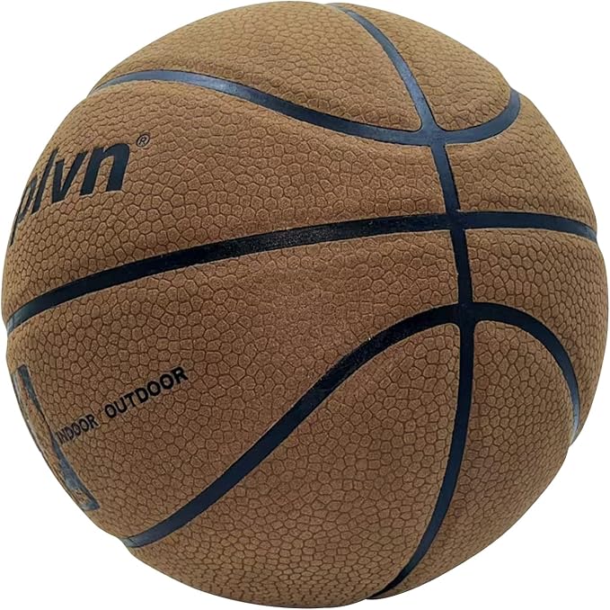 Size 7 Basketball Official Game Ball- Non-Slip,Wear-Resistant,High Bounce,29.5 Inch Indoor/Outdoor Leather Basketballs for Men & Youth, Perfect Grip & All-Weather Performance