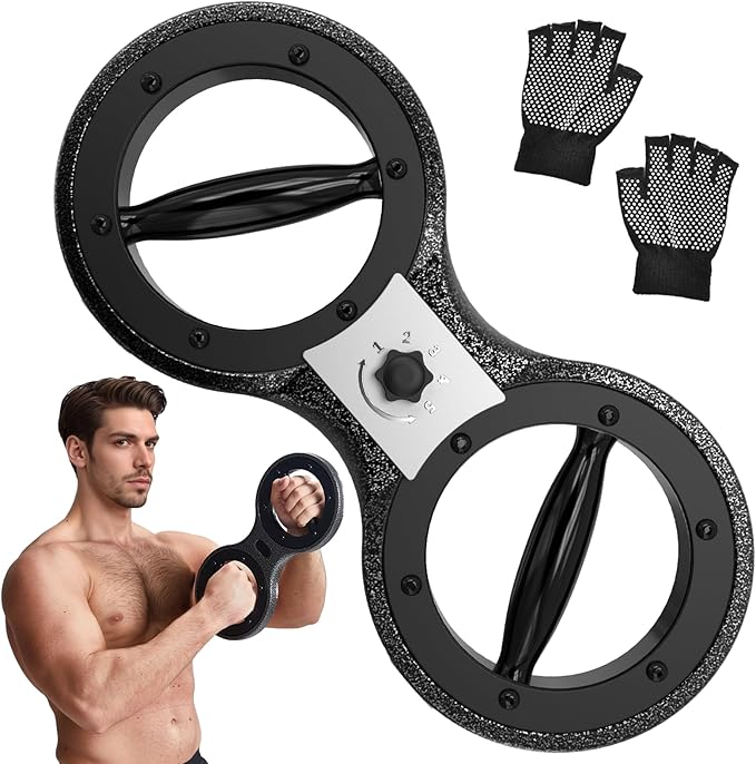 HOTSWEAT Burn Machine, Adjustable Rotator Machine, Arm Workout Equipment wirh 360 Degree Rotation, Arm Exerciser Forearm Strength Trainer for Home Gym