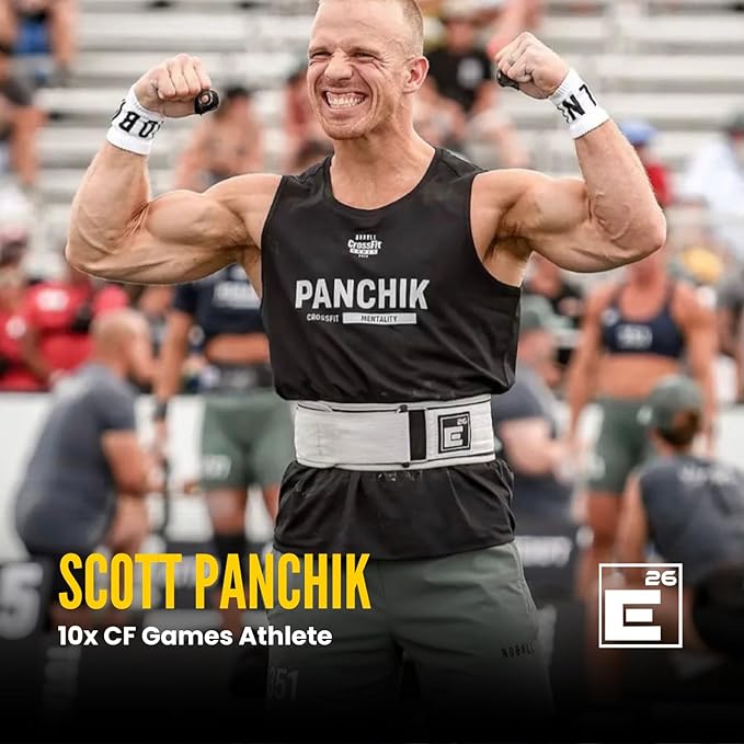 Element 26 Self-Locking Weight Lifting Belt - Premium Weightlifting Belt for Serious Functional Fitness and Olympic Lifting Athletes - Lifting Support for Men and Women - Deadlift Training Belt