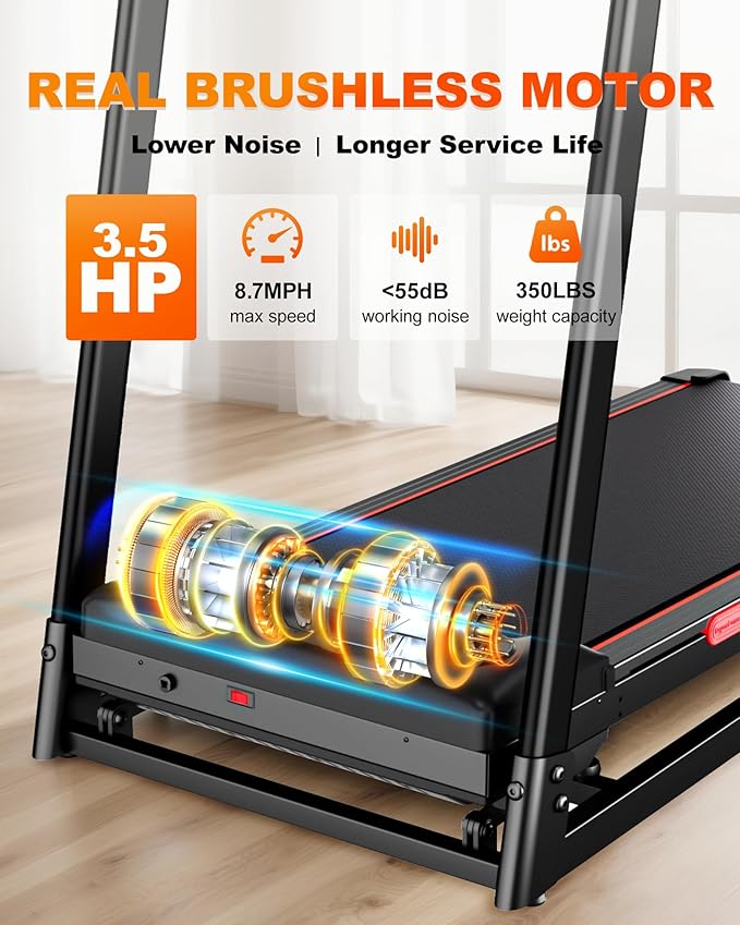 340lb Capacity Walking Pad Treadmill with 12% Incline, Big LED Display Under Desk Treadmill Support Full Manual/3-Preset Countdown/App Mode, Portable Treadmills for Small Spaces, Home
