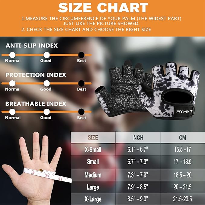 Minimal Weight Lifting Gloves,Short Micro Workout Gloves Grip Pads with Full Palm Protection & Extra Grip for Men Women Weightlifting,Gym,Exercise Training