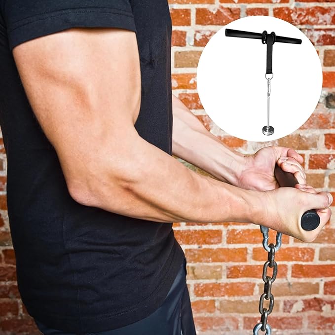 Forearm Trainer for Men, Quality Wrist Roller Exerciser, Compact Arm Workout Tool, Adjustable Nylon Rope, Comfortable Foam Grip