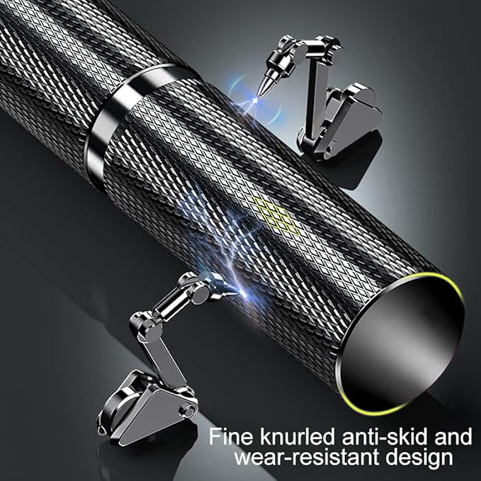 Black Metal Grip Strength Trainer,Hand Grips Kit (11Pack),No Slip Hand Extension Exerciser,Wrist Forearm Strengthener with Grip Tape for Strength Training,Exercise