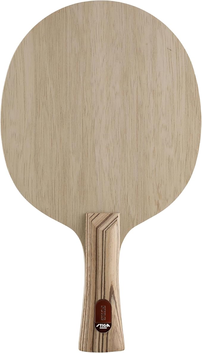 Stiga Pure Table Tennis Blade, Round Wood Blade for Experienced Advanced Offensive Players, Competition Approved
