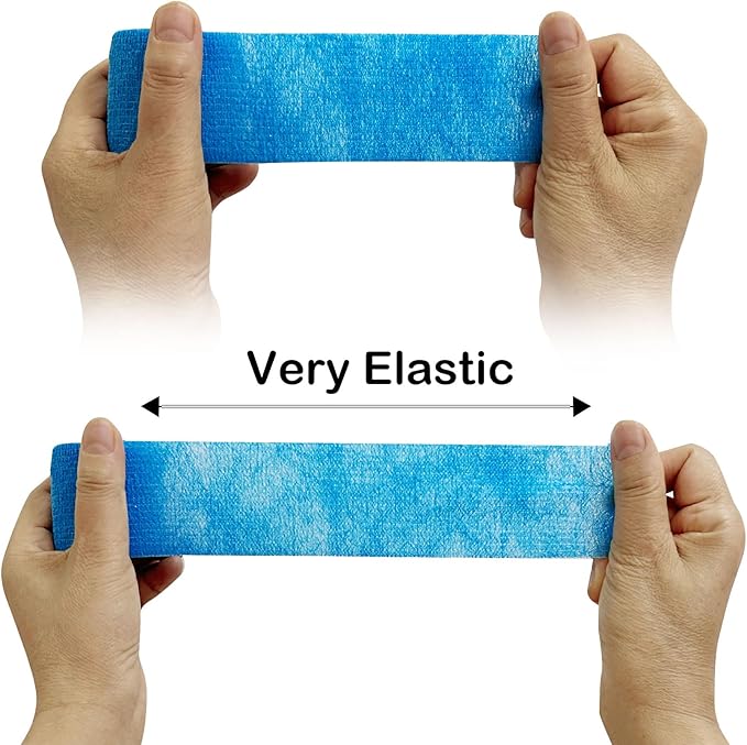 36 PCS Self Adhesive Bandage Wrap 2" X 5 Yards Elastic Cohesive Bandage Wrap Bandage Wrap Rolls Elastic Self-Adherent Tape for Stretch Athletic, Sports, Wrist, Ankle (Skin