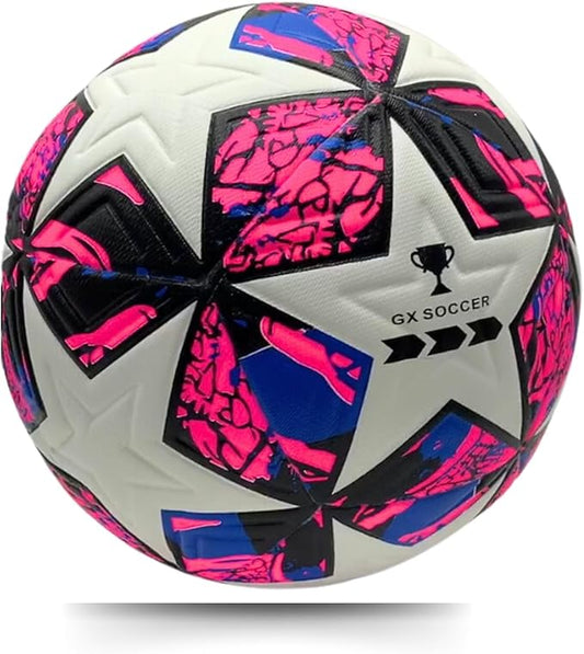 Soccer Ball Size 4. GX Soccer Champions Soccer Ball. Professional Grade PU Durable Material.
