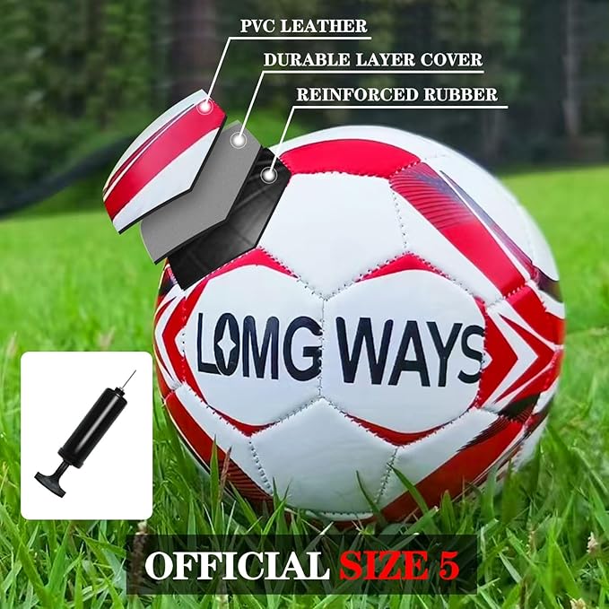 Soccer Goal – Foldable Frame Net for Kids + Youth – Indoor + Outdoor Soccer Goal with Carry Bag – Easy Setup – Multiple Sizes for Practice & Games