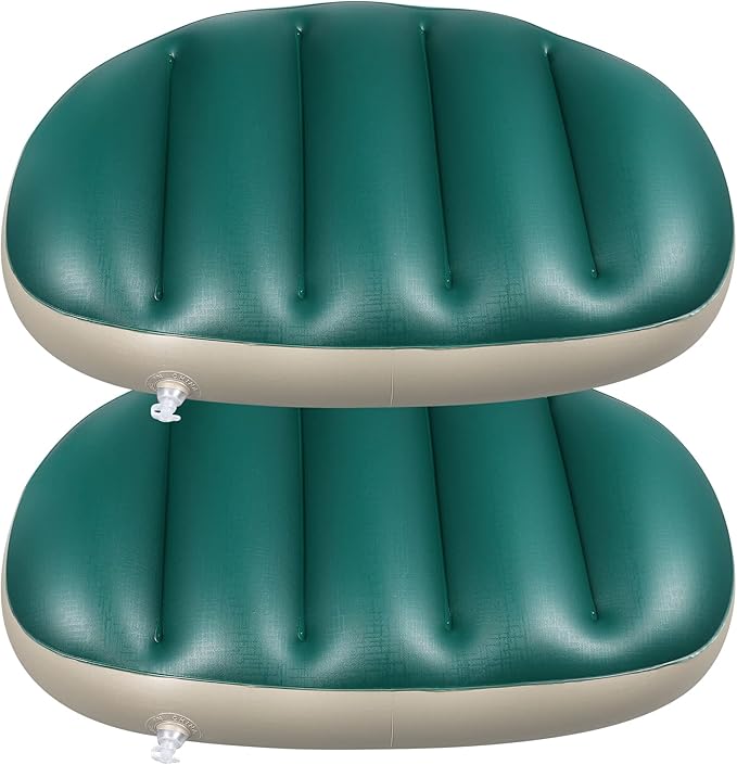 BESPORTBLE 2pcs Kayak Boat Seat Cushion Pad PVC Material Fishing Cushion Inflatable Seat for Boat Kayak Canoe Boat