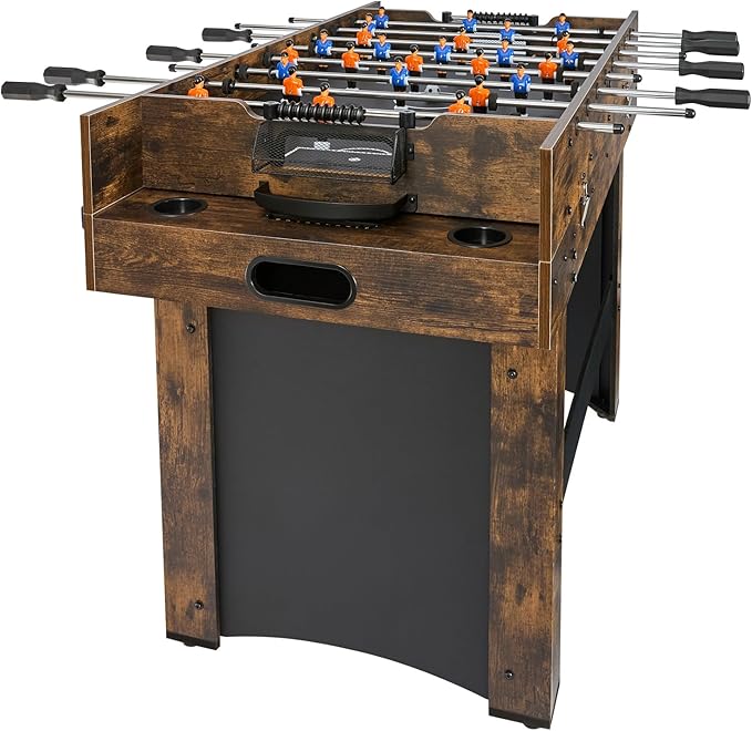 VEVOR 3-in-1/4-in-1 Combo Game Table Set, 48"/54" Air Hockey, Ping Pong & Foosball Combo, with Pucks & Pushers, Multi Combination Table for Family Game Room or Office