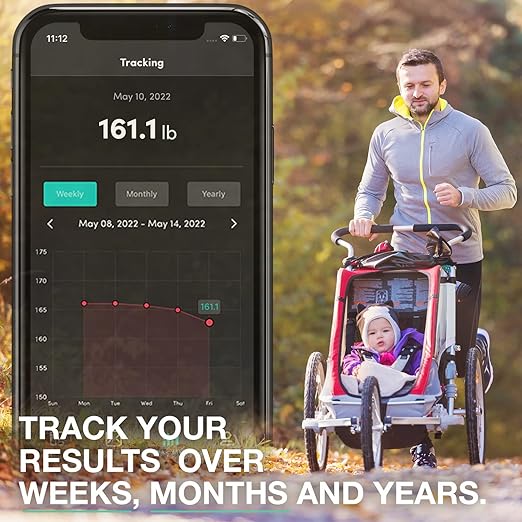 Korescale Digital Smart Scale with BMI, Body Fat, Muscle Mass, Weight | Highly Accurate Bathroom Scales, Bluetooth Composition Analyzer | Compatible with KoreHealth (White)