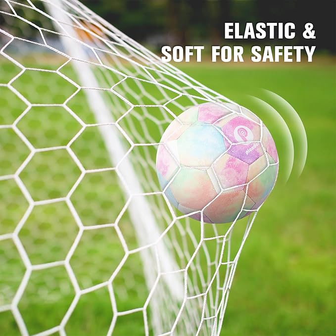 Size 4 Soccer Ball, Kids Soccer Balls for Girls Boys Youth Children Training Backyard School Indoor Outdoor Ball with Pump Gift