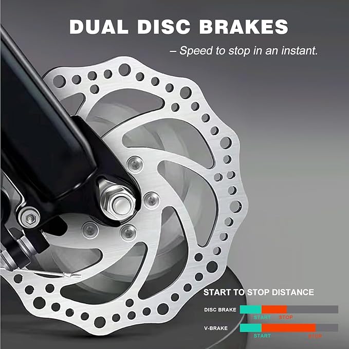 Men’s 27.5 Inch Mountain Bike, Adult Bike with 21-Speed Twist Shifters, Dual Disc Brakes, Front Suspension Hardtail, Easy Assembly