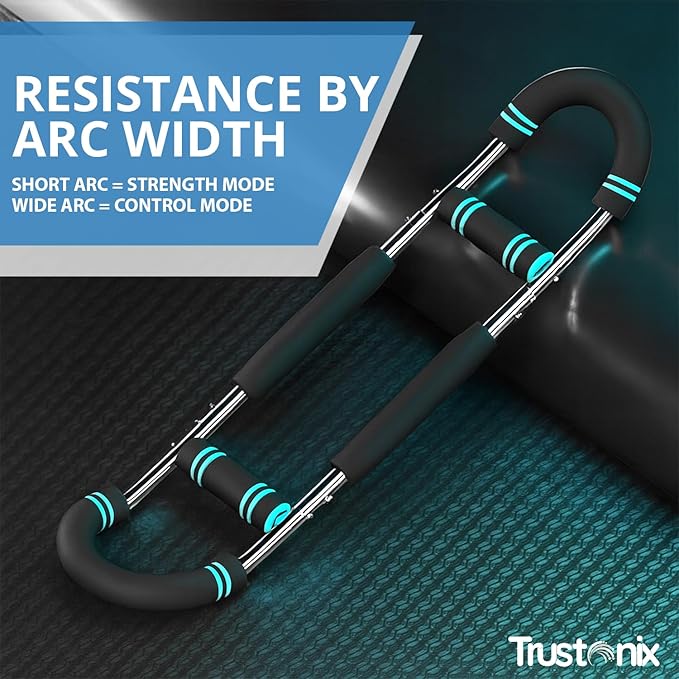 Twister Arm Trainer | Chest & Arm Exerciser for Men | Chest Workout Equipment Exerciser | Upper Body Strength Trainer | High-Strength Metal Spring | Dual-Grip Handles |Durable & Resilient