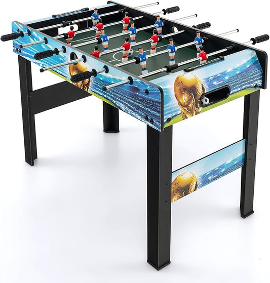 Giantex Foosball Table, 37" Foosball Table Adult Size, with 2 Balls, Score Keeper, Removable Legs, Tabletop Foosball Game, Soccer Table Game for Kids, Teens, Game Room, Parties, Family Night