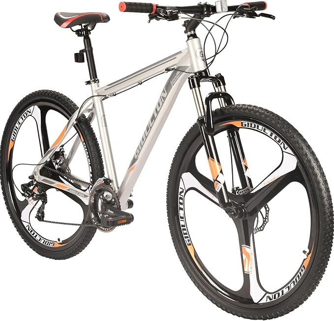 EUROBIKE 29” /27.5" Mountain Bike，29" Men Mountain Bike, Lightweight Aluminum Frame,Front Suspension Daul Disc Brakes 21 Speed Bicycles for Mens Bikes Mountain Bike for Adults