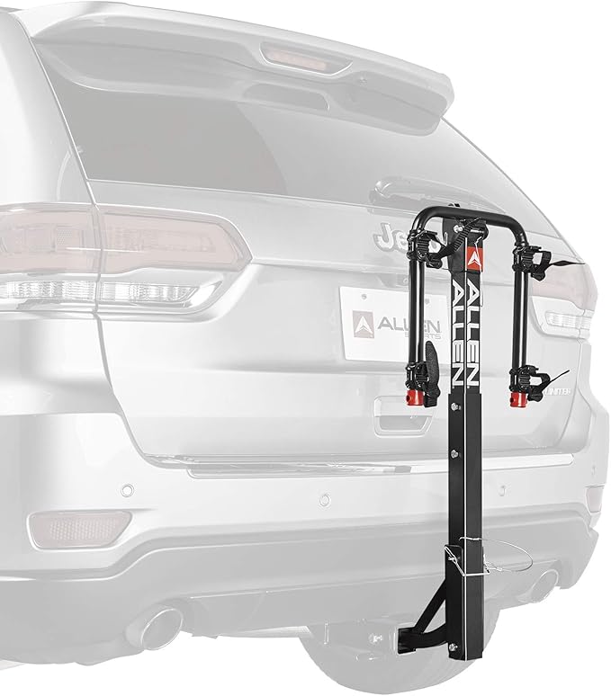 Allen Sports Deluxe 2-Bike Hitch Mount Rack , Silver/Black (522RR)