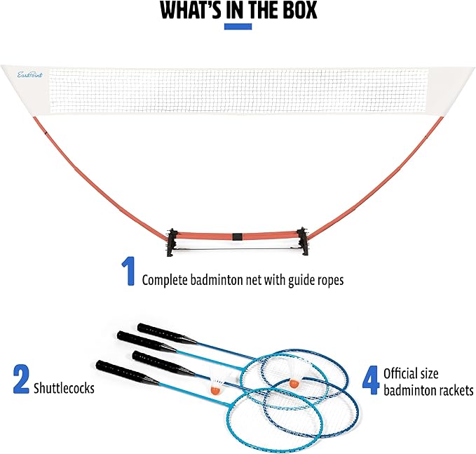 EastPoint Sports Easy Setup Badminton Set