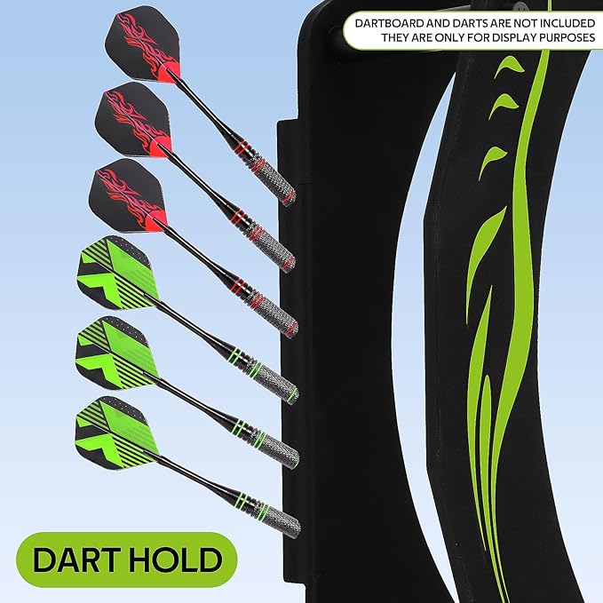 Dartboard Light System LED Best Dart Light, 18-inch Magnetic Dartboard 3 Light Effects, 12 Darts, Professional Dartboards for Adults Easy Installation