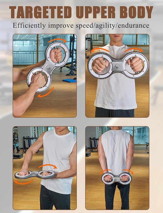 Fitarc 12 Pounds Rotator Burn Machine,Spinning Burn Rotator,Grip Strength Trainer,Arm Workout Equipment,Multifunctional Hand and Forearm Trainer,Arm and Shoulder Strength Training for Home and Gym