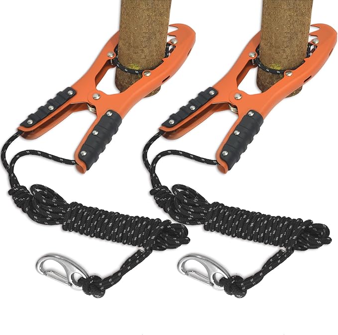 Antidious Kayak Brush Gripper, Kayak Anchor Grip with 16.4ft Paracord and Snap Hook to Anchor Float, Canoe, Boat for Fishing Boating Camping