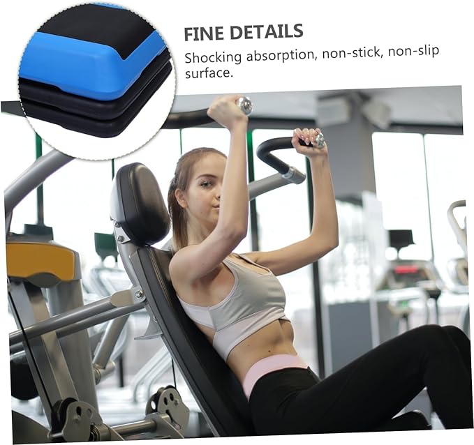 Sosoport Fitness Aerobic Pedal Anti-slip Stepping Platform Wide Step for Home Gym Workout