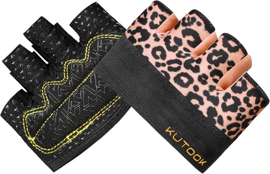 KUTOOK Weight Lifting Gloves for Women Gym Workout Gloves with Palm Protection & Extra Grip Breathable Exercise Gloves for Men Fitness