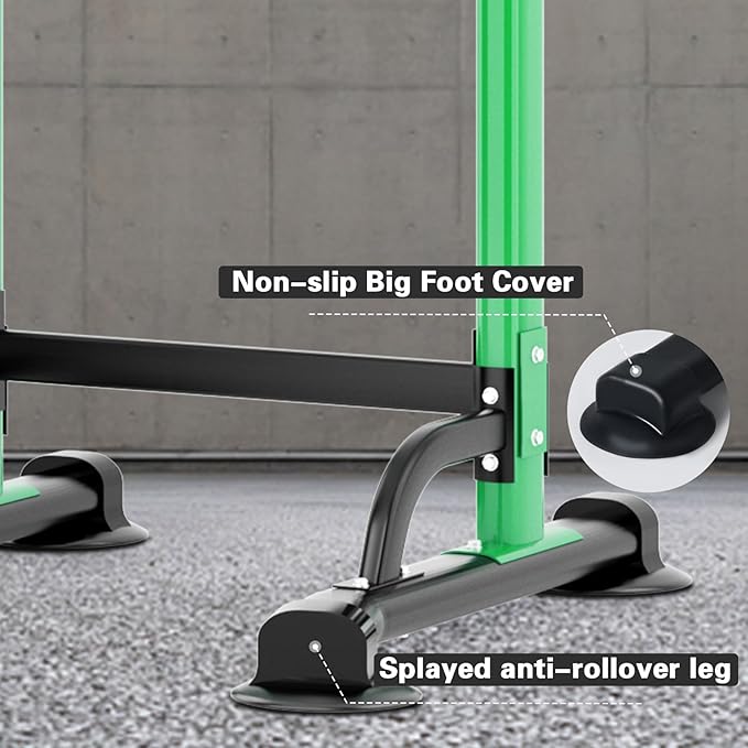 SogesPower Power Tower Dip Station Pull Up Bar for Home Gym Adjustable Height Strength Training Workout Equipment,Pull Up Bar Station